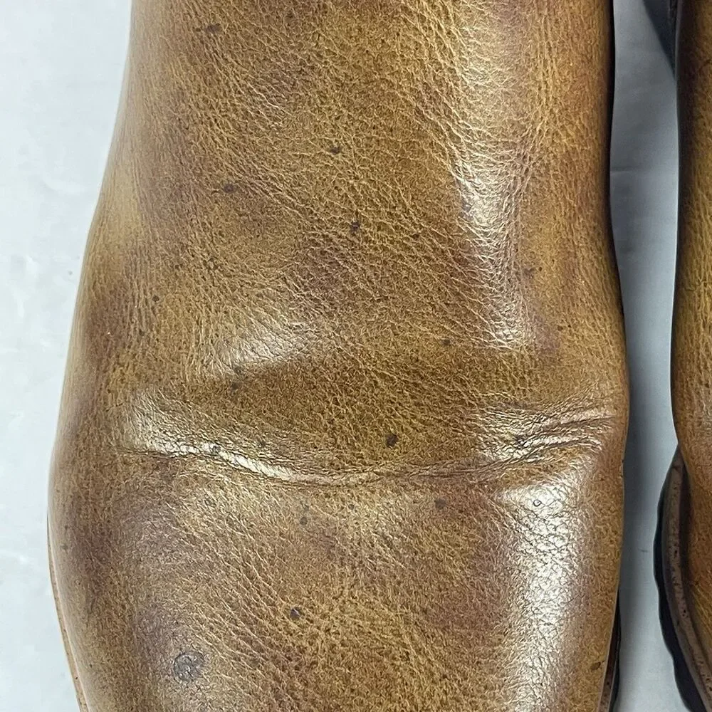 LifeStride Velocity 2.0 Women's Wedge Ankle Boots Brown Sz 10W Comfort Booties